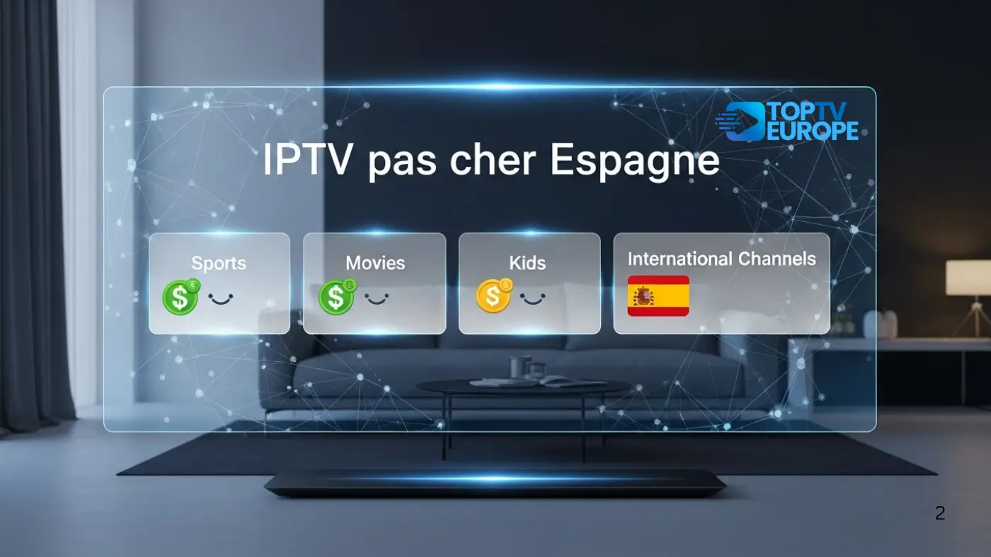 Pourquoi opter pour un IPTV pas cher Espagne ? 3 avantages clés IPTV pas cher Espagne